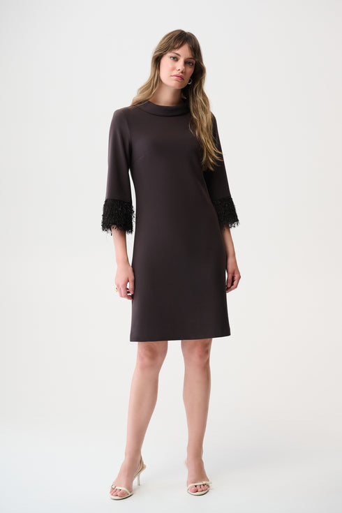 Joseph Ribkoff Kleid in A-Linie aus feinem Jersey und neuartigem Stoff